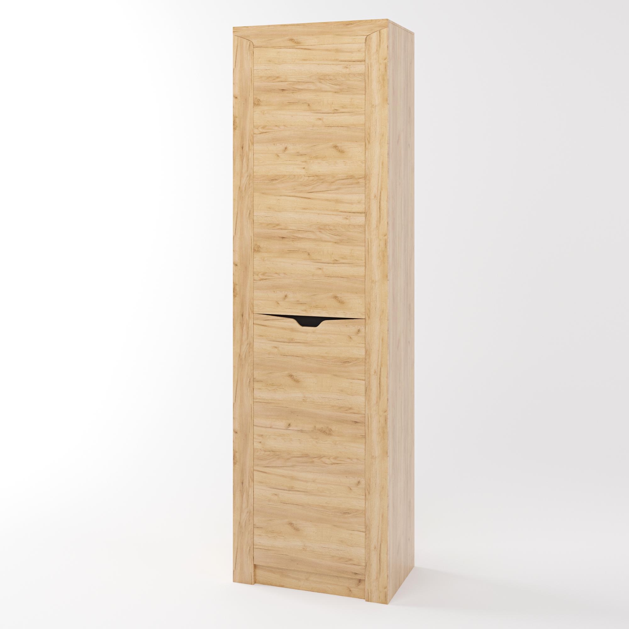 Шкаф-пенал закрытый Эверест Либерти левый дуб крафт Золотой (EVR-2269)