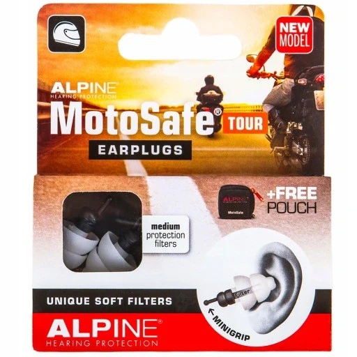 Беруші Alpine MotoSafe Tour Білий