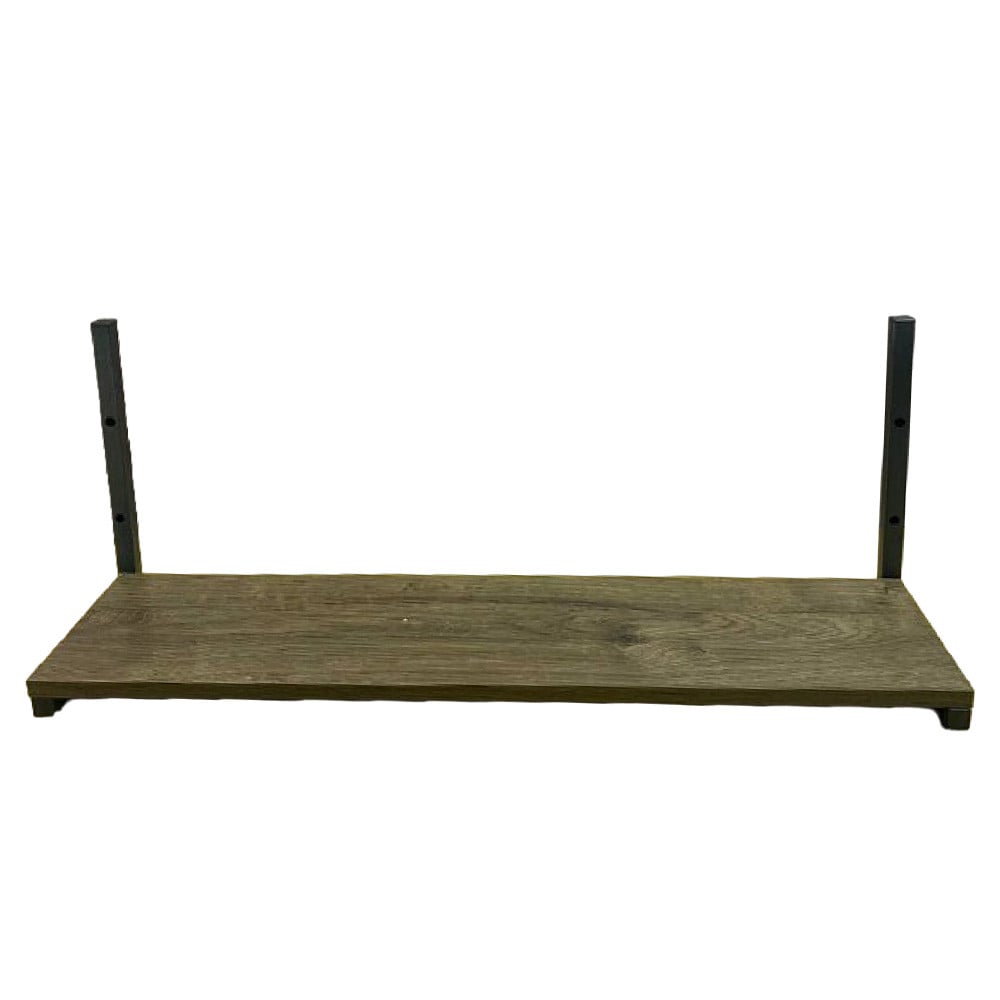 Полиця однорівнева I loft you 30x80x20 см Чорний (1788877370)