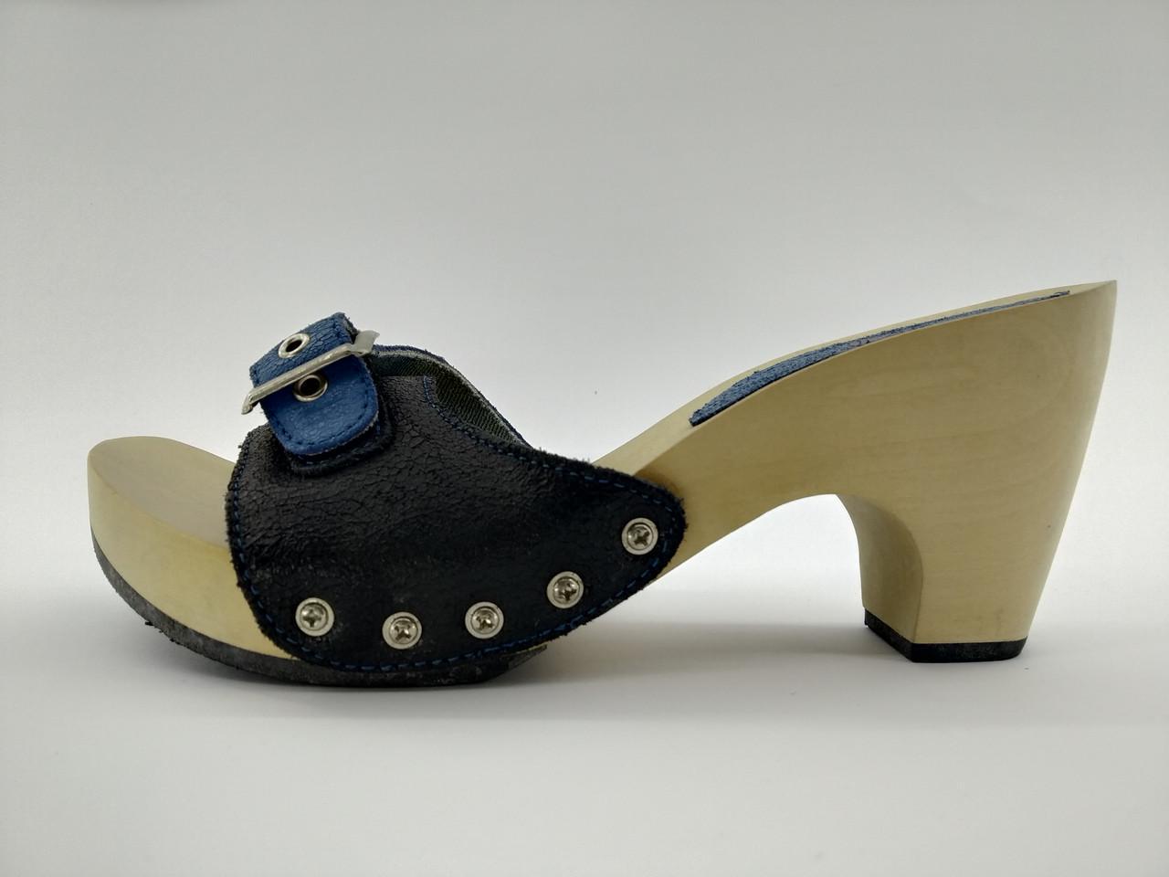 Шльопанці жіночі шкіряні на танкетці Replay №09 р. 41 26,5 см (996924368)