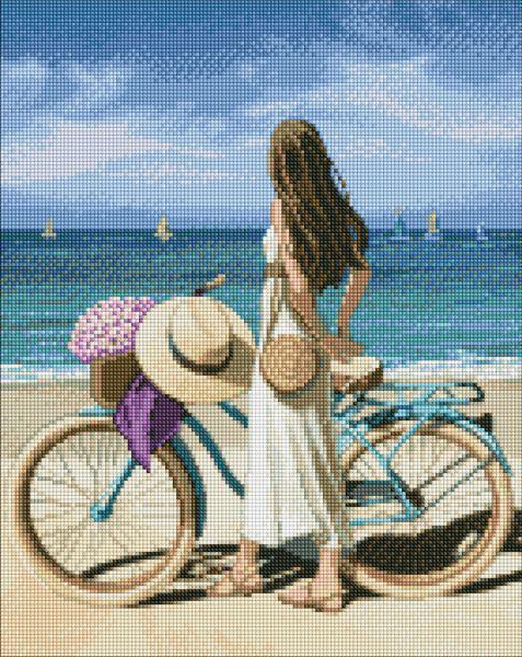 Алмазная мозаика Идейка Морское побережье 40x50 см (Id-AMO7564)