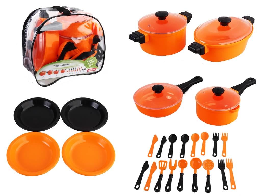 Детский набор посуды ЮНИКА 1498 Cooking Set 25 пред. Оранжевый (43269) - фото 2