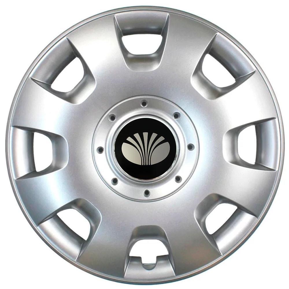 Колпаки SJS 304 с логотипом Daewoo R15 4 шт. Серебряный (2654557605)