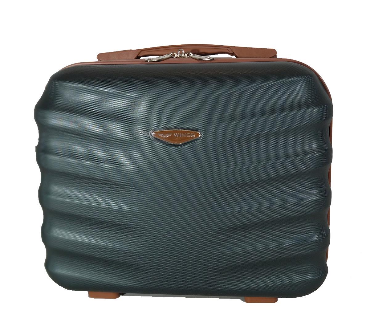 Бьюти-кейс пластиковый Wings 402 Зеленый