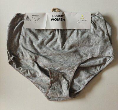 Комплект трусиків бавовняних Pepco висока посадка 2 шт. р. 36