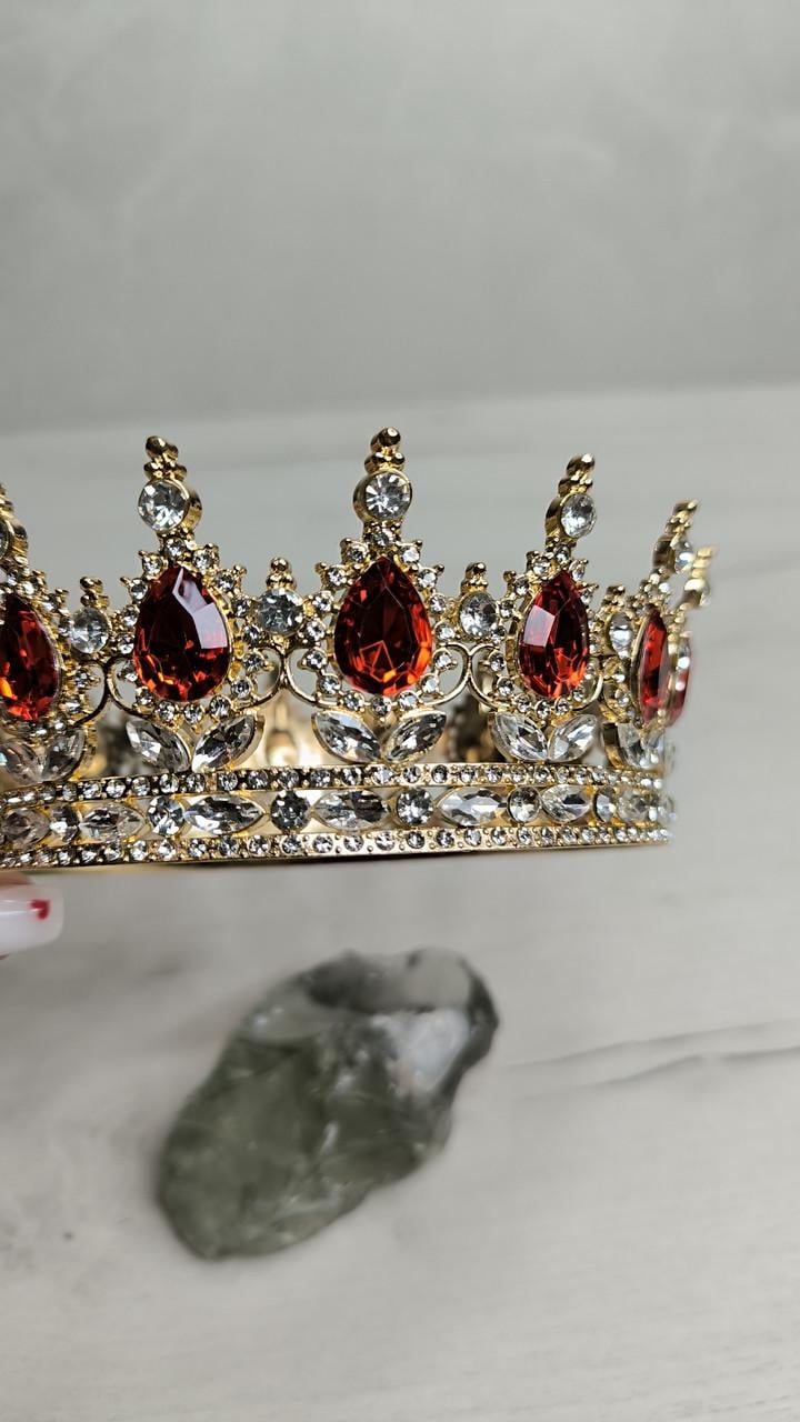 Корона на торт D 12,5 см Червоний (2588537515) - фото 7