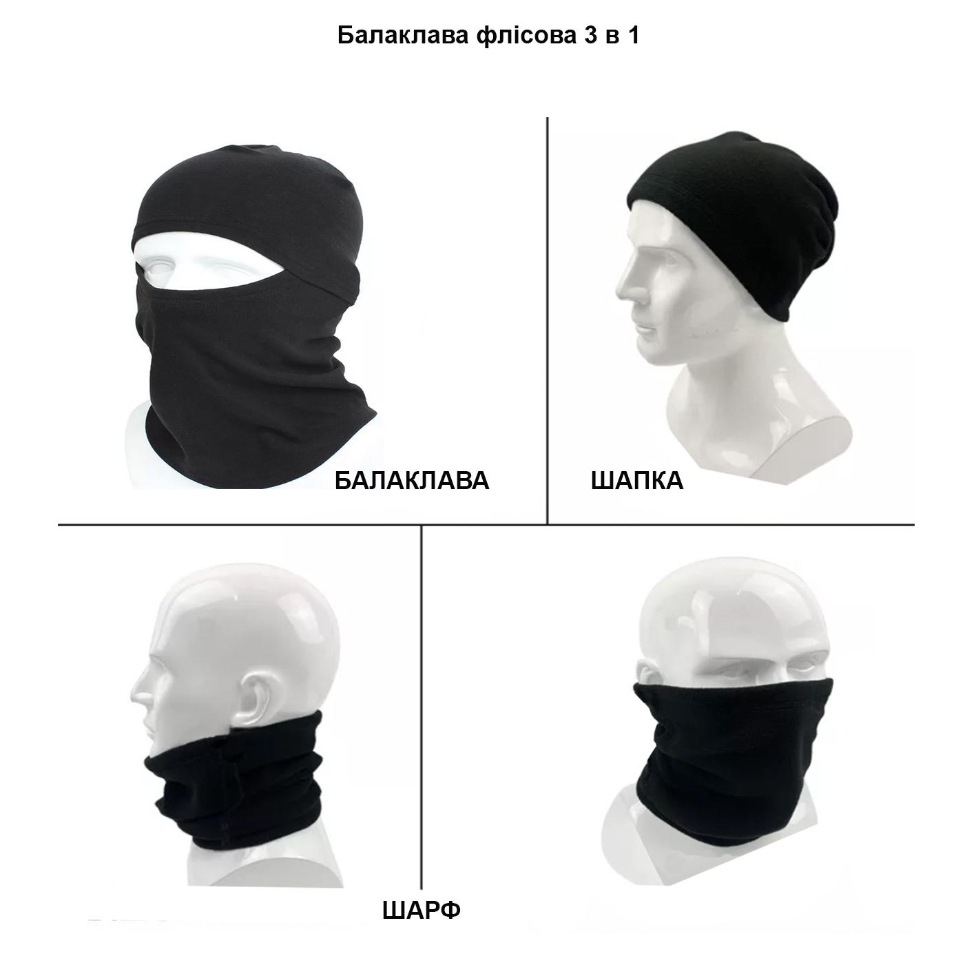 Балаклава флисовая Newt Facemask NE-BK-174-BL Темно-синий - фото 3