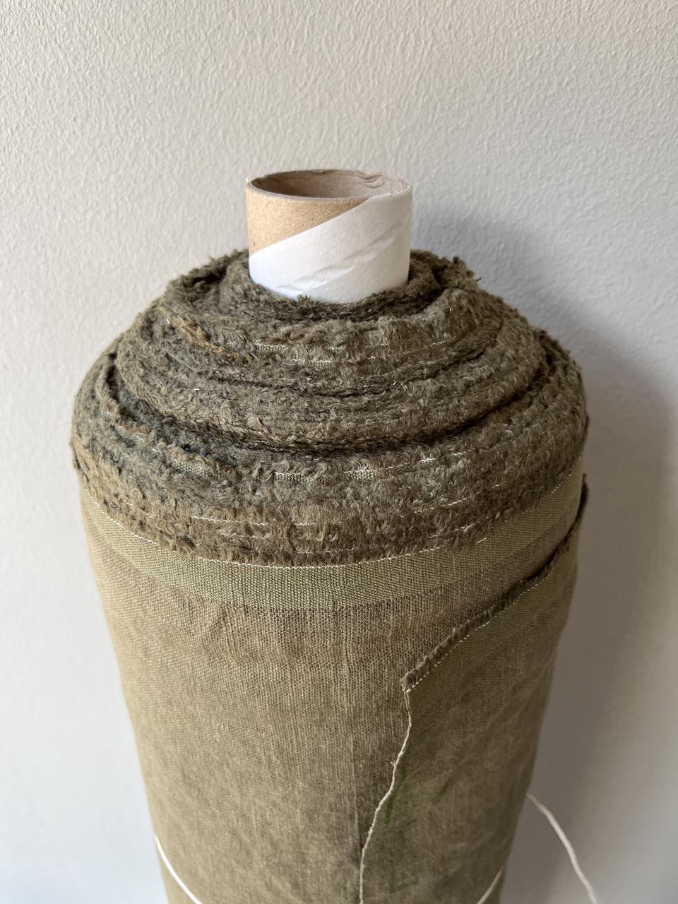 Ткань Linen Plus плотная с креш эффектом льняная Оливковый 03 - фото 4 Ткань Linen Plus плотная с креш эффектом льняная Оливковый 03 - фото 4