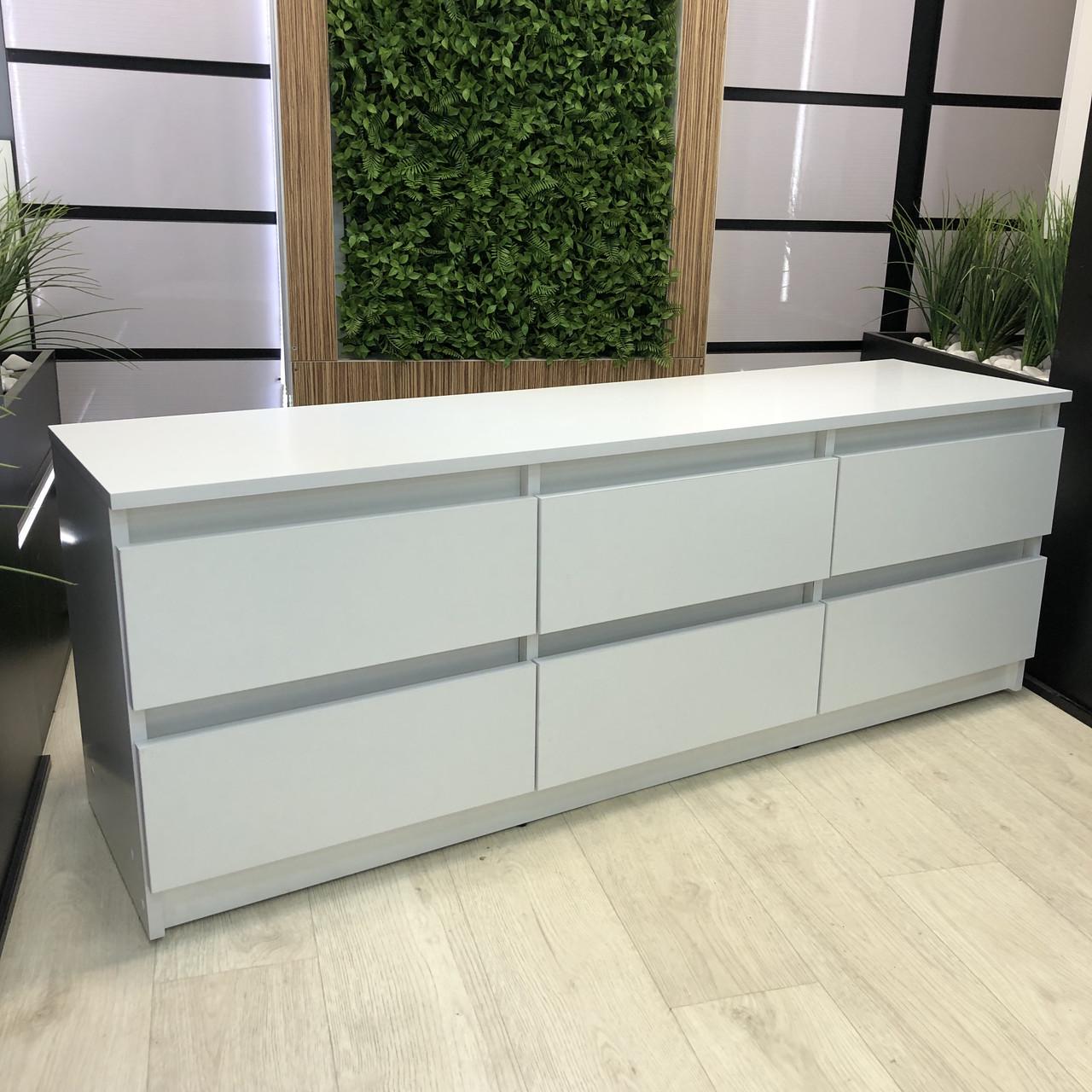 Тумба ТВ Кватро 6Н 1400х500х370 мм Білий - фото 5