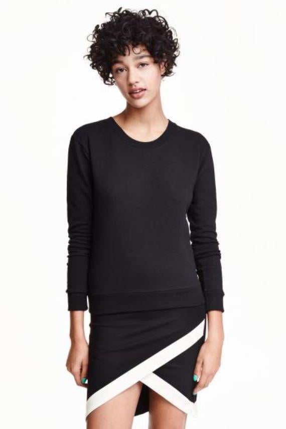 Юбка L Черно-белый (3667123abr)