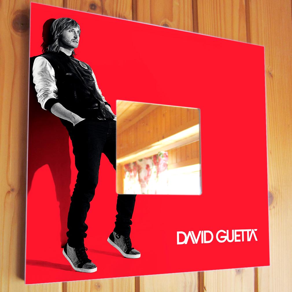 Зеркало декоративное DJ David Guetta 260х260 мм (M00793)