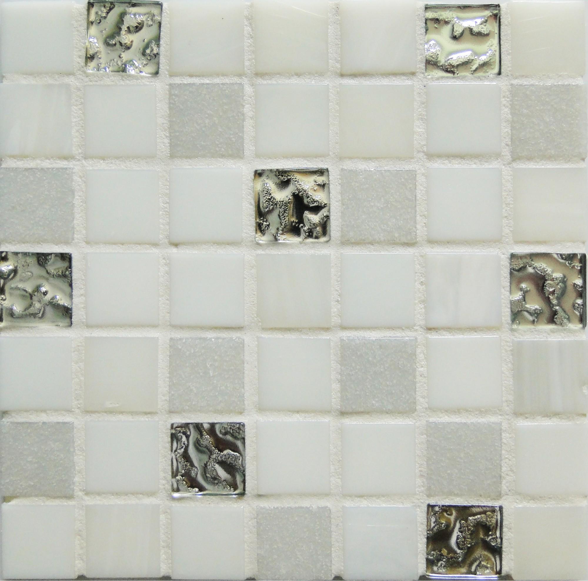 Стеклянная мозаика плитка D-CORE Микс IM-42 327х327 мм
