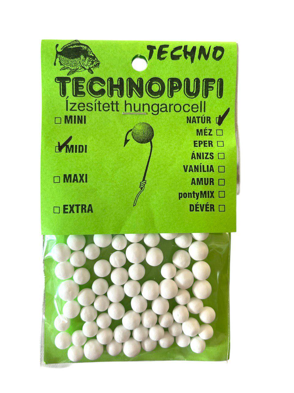 Насадка плавающая TECHNOPUFI midi NATUR 4-6 мм (669411559)