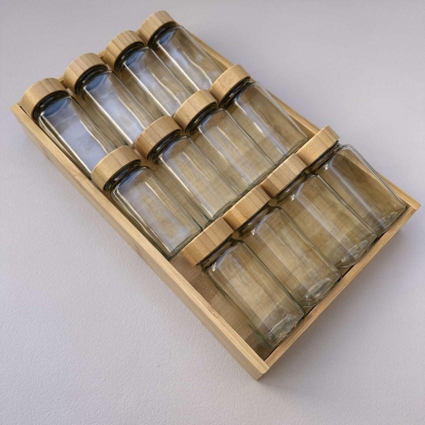 Набір ємностей для спецій A-PLUS 1725 на бамбуковій підставці 12 шт. (2601594910) - фото 3 Набір ємностей для спецій A-PLUS 1725 на бамбуковій підставці 12 шт. (2601594910) - фото 3