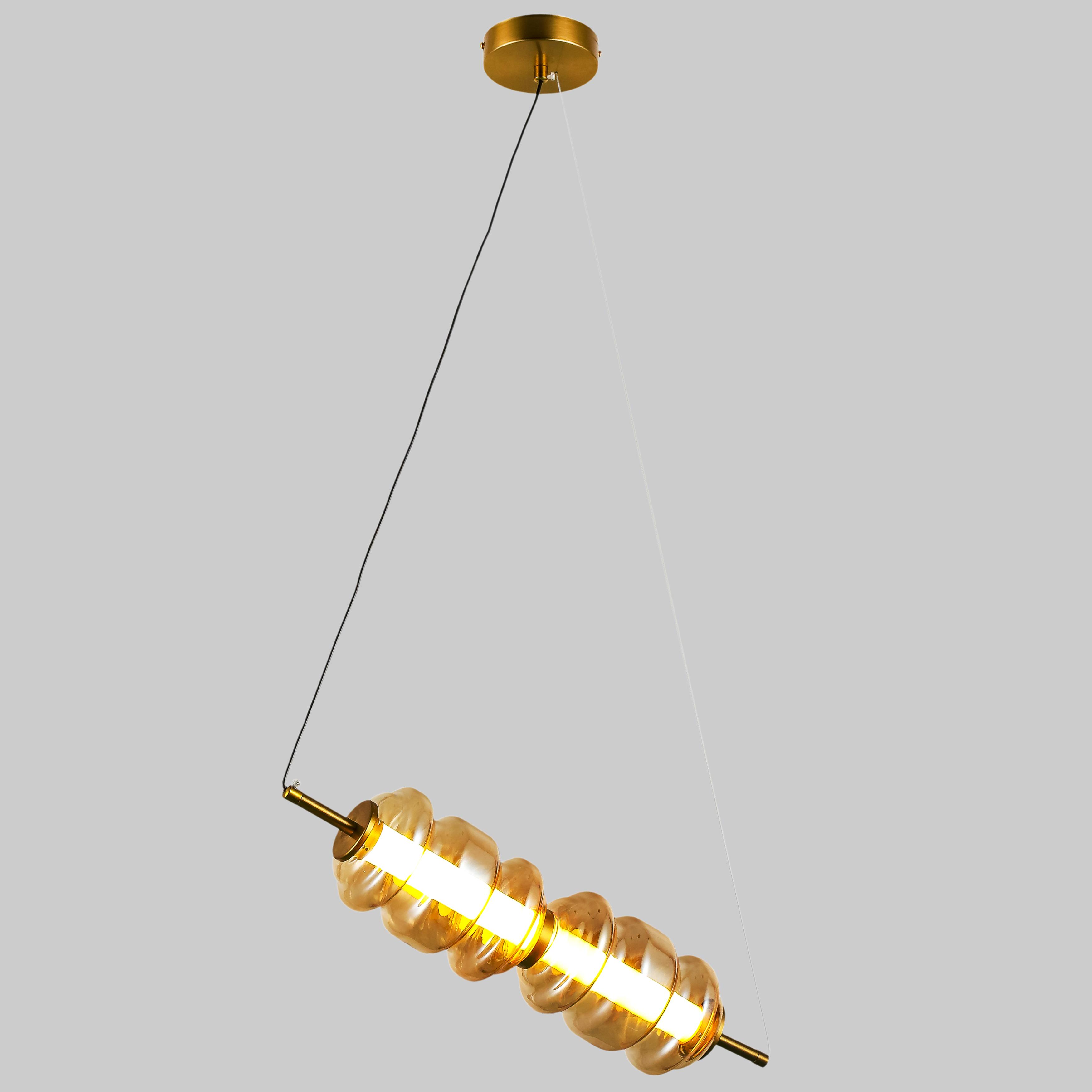 Подвес дизайнерский Led 7,5W с кофейными плафонами (800-P3166 AM)