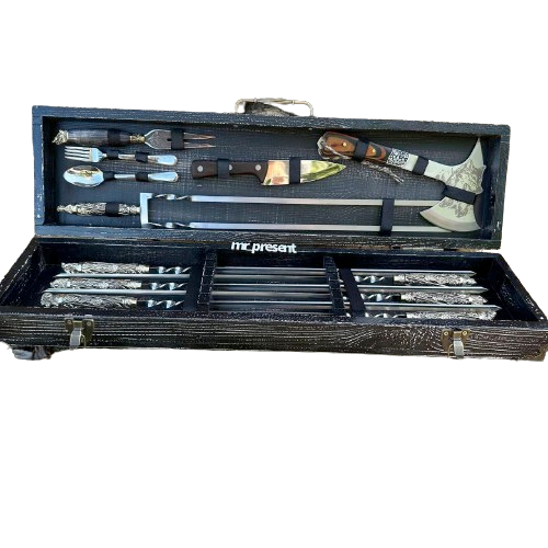 Набор шампуров Lux-Premium №4 ручной работы (19306403)