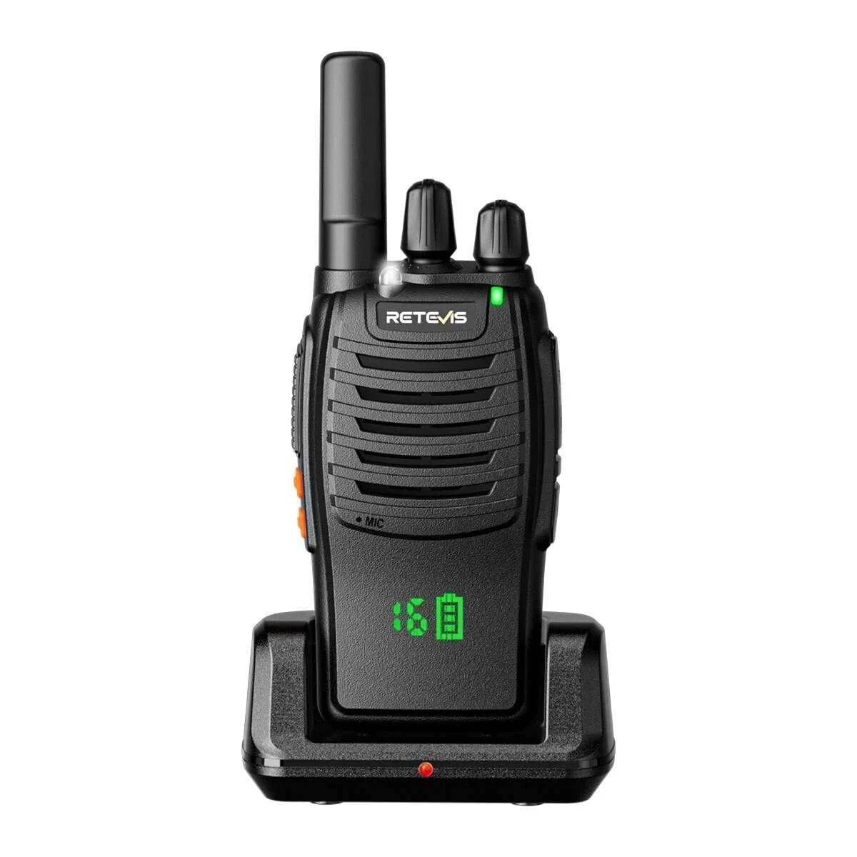 Рация портативная Retevis H777H PMR446 с функцией VOX Черный
