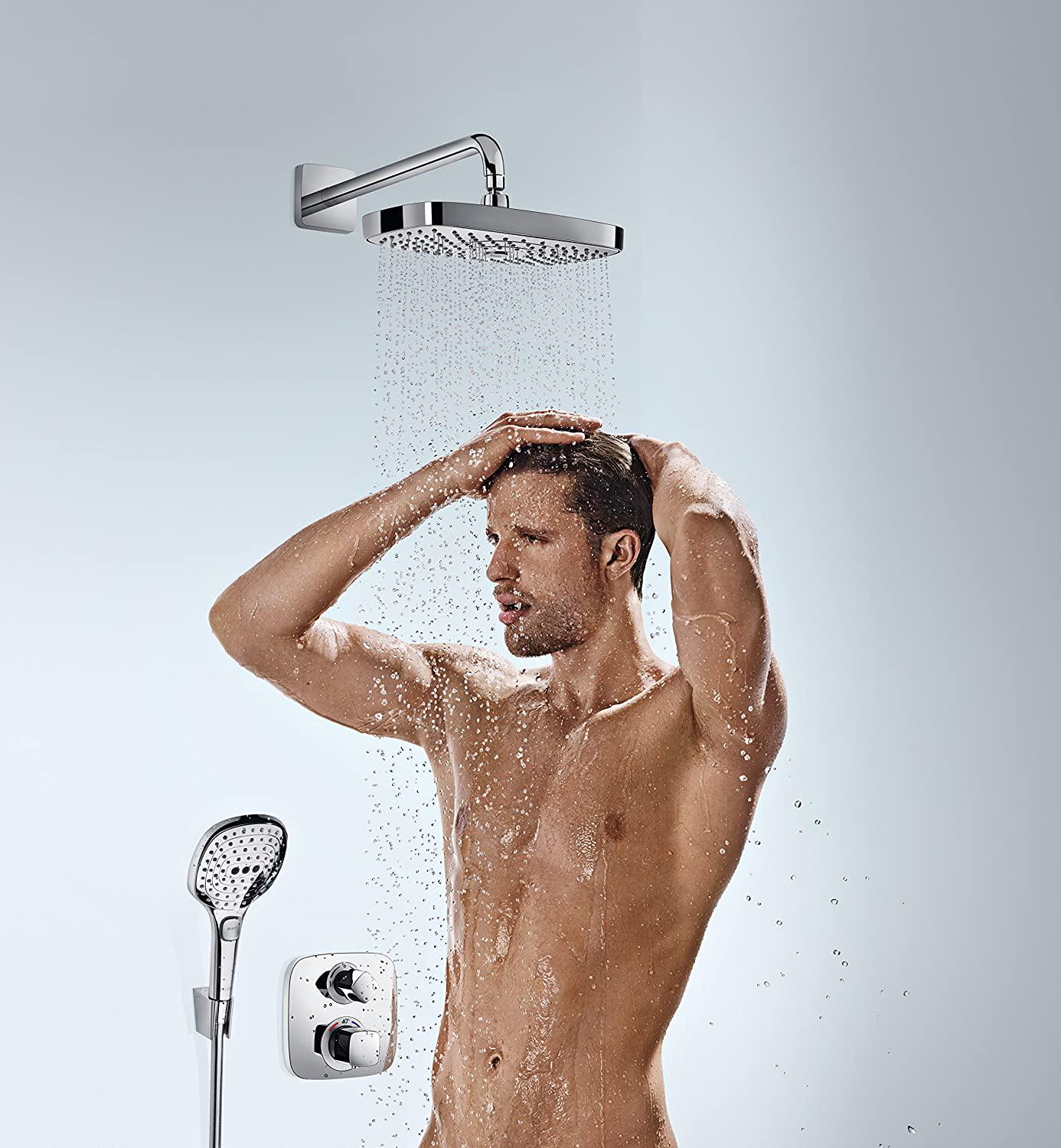 Душ верхний с кронштейном Hansgrohe Raindance Select EcoSmart 26609000 300 мм Хром (142406) - фото 6