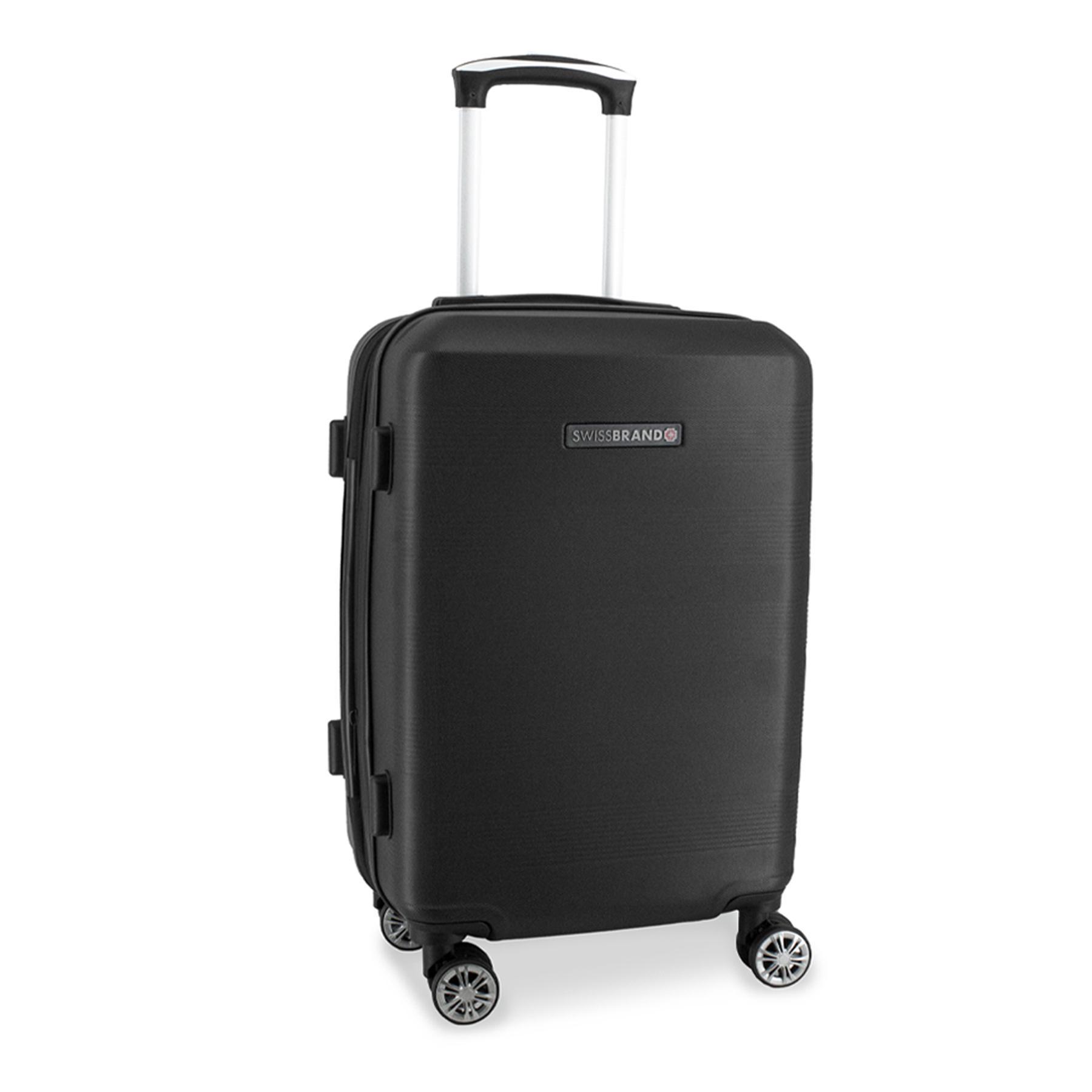 Чемодан Swissbrand Cardiff M Black (SWB_LHCAR001M)