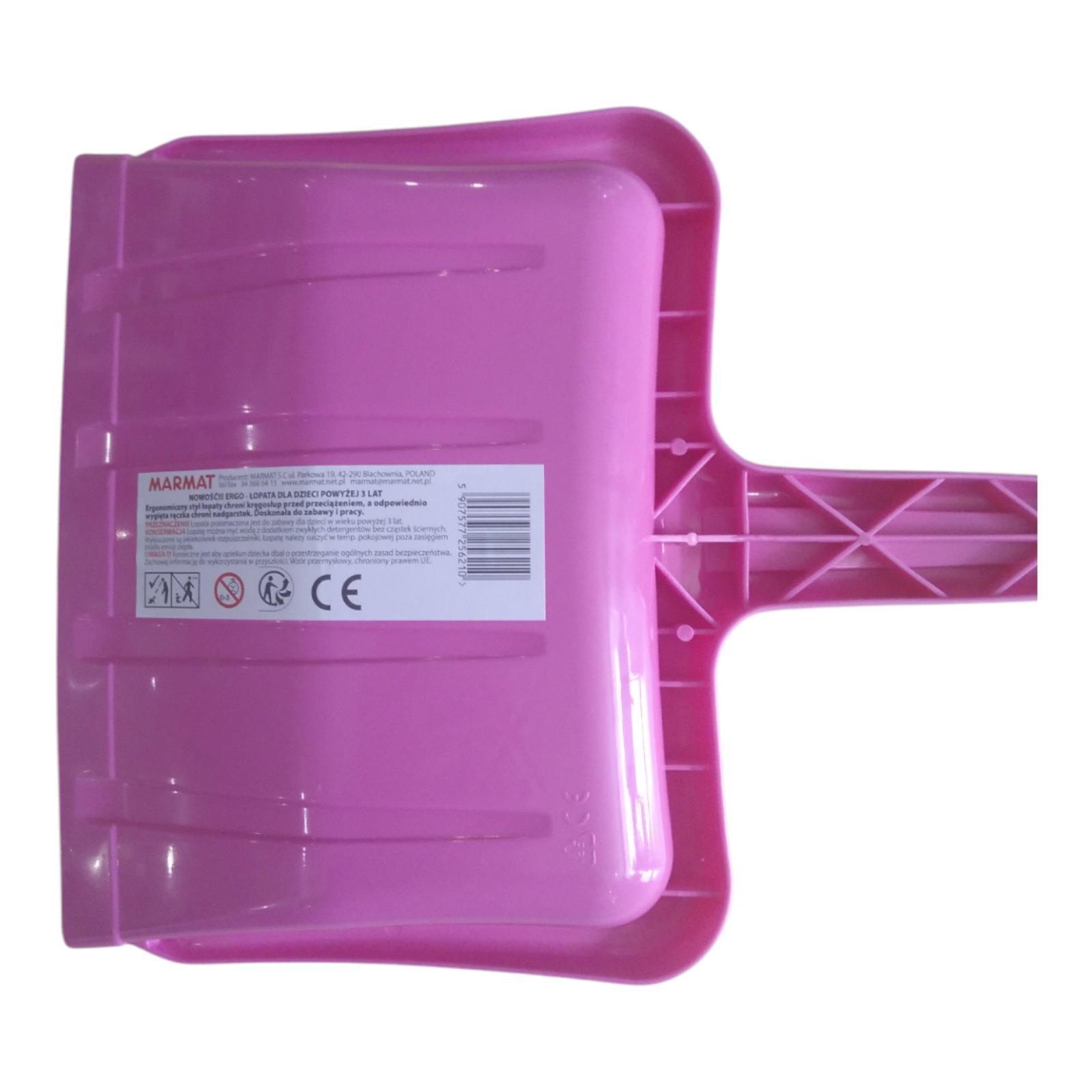 Лопата для снігу дитяча Marmat Рожевий (11269) - фото 6 Лопата для снігу дитяча Marmat Рожевий (11269) - фото 6