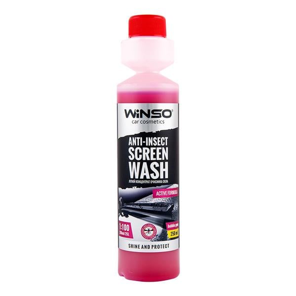 Омыватель стекла летний WINSO Anti-Insect Screen Wash Bubbble Gum 250 мл концентрат 1:100 (825001)