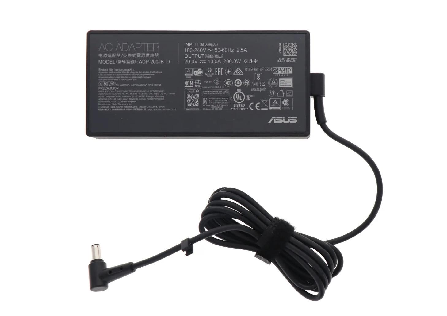 Адаптер для ноутбука Asus Zephyrus ROG Strix 200W 20V 10A 6,0х3,7 мм (03118)