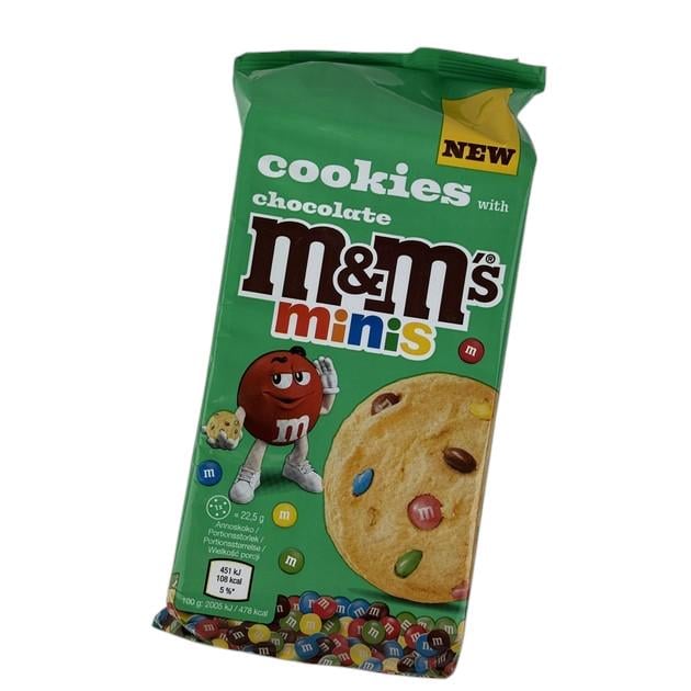 Печиво M&M's minis cookies з шоколадним драже 180 г (23876818)