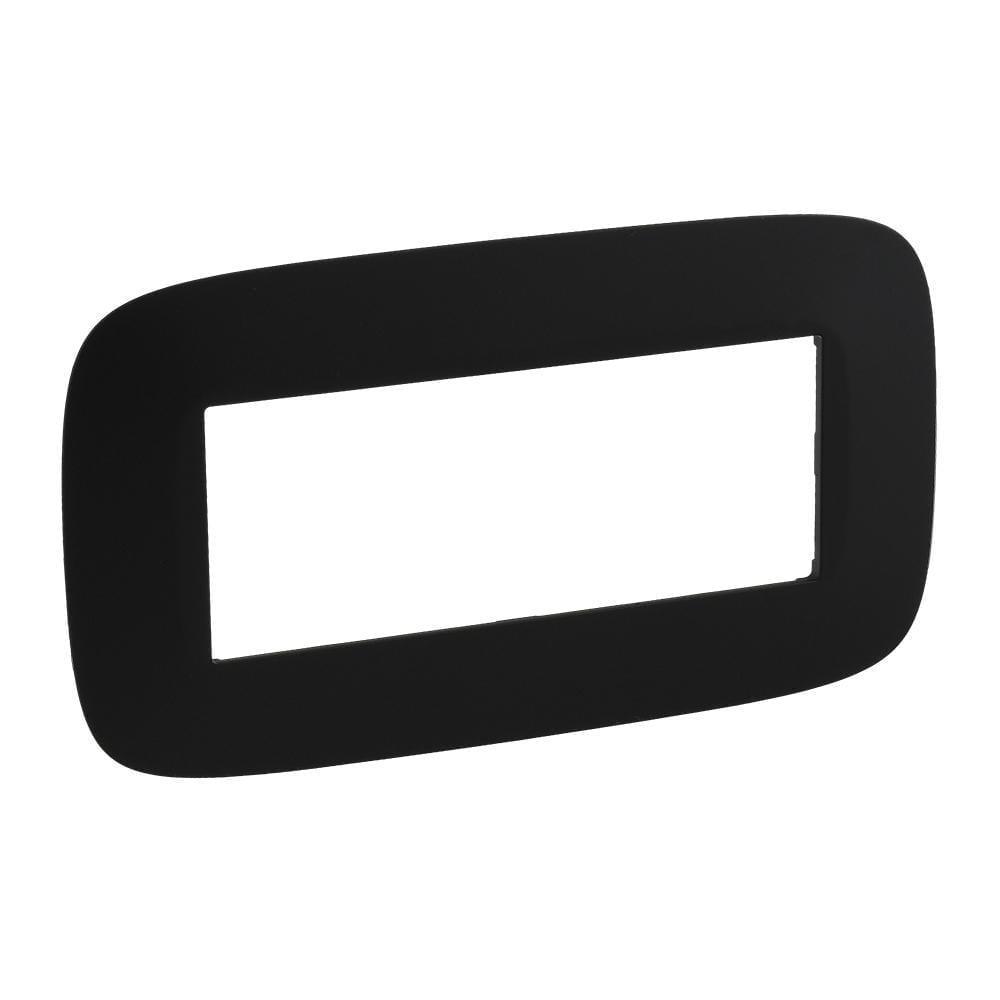 Рамка Legrand Valena Allure для Mosaic 5 модулей Черный матовый (754406)