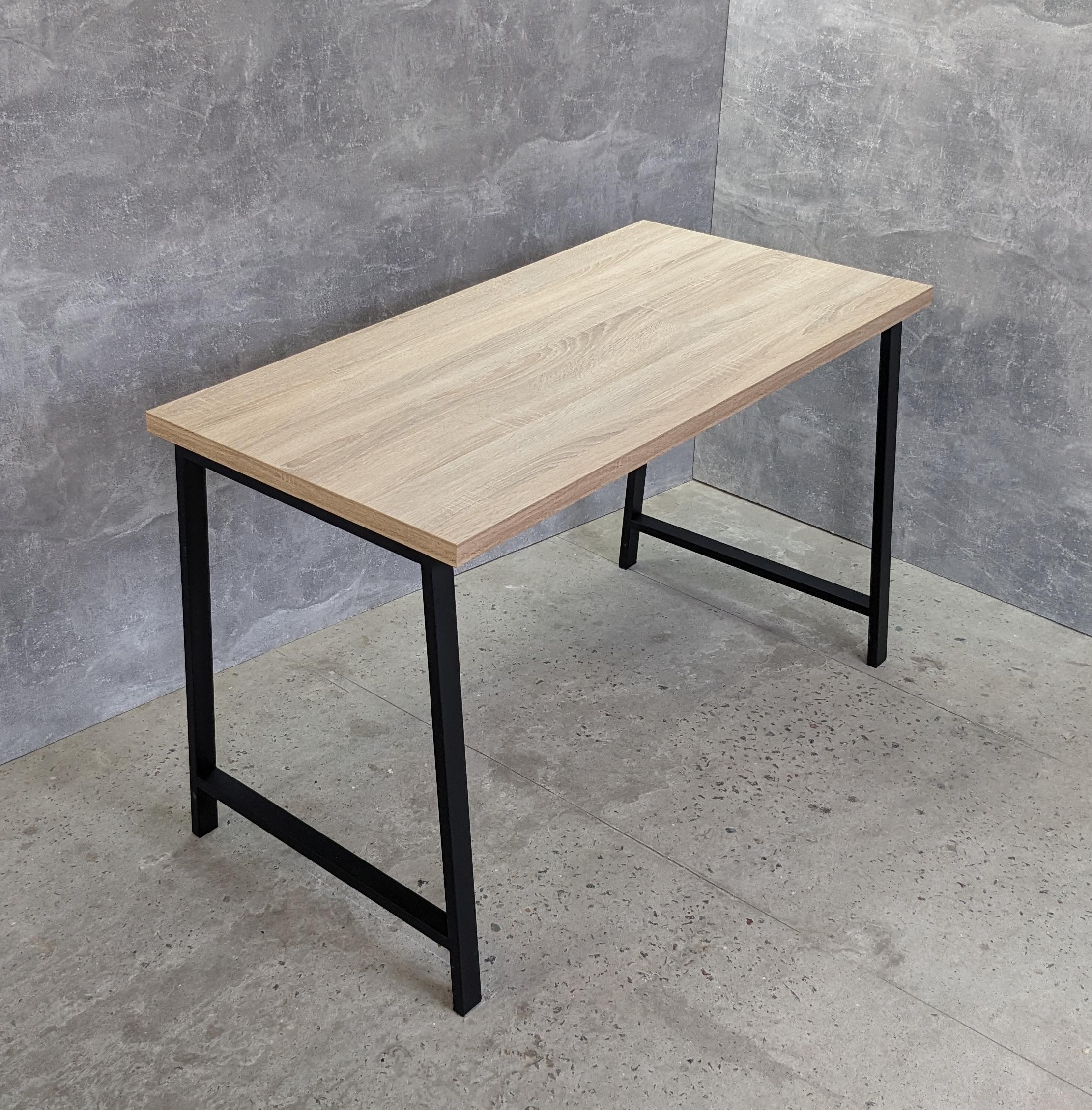 Стол письменный в стиле Лофт М7 1200x600x32 мм/40x20 мм Дуб Сонома (29041654)