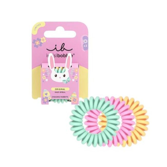 Резинки-браслети для волосся Invisibobble Easter Chasing Rabbits 3 шт. (4063528060488)
