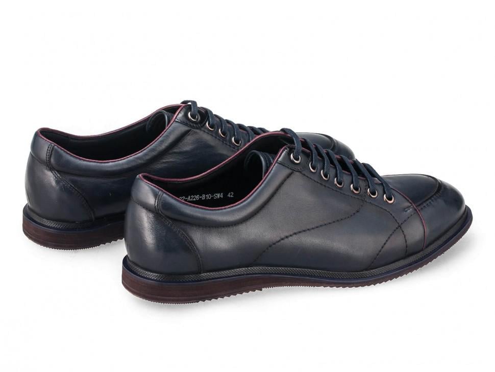 Туфли мужские Clemento 7181323 натуральная кожа р. 40 Темно-синий (17949) - фото 3