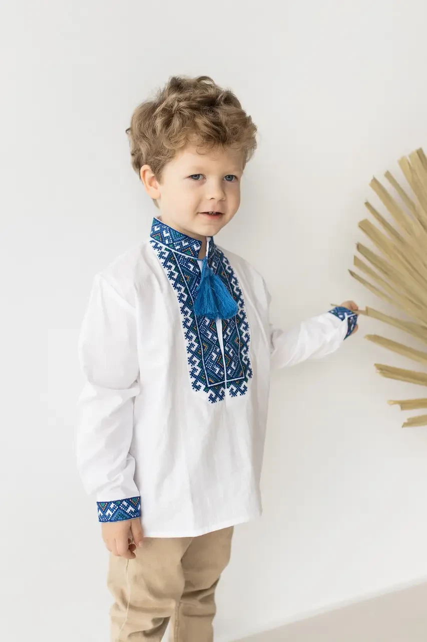 Вышиванка для мальчика Миколка 92 см - фото 3