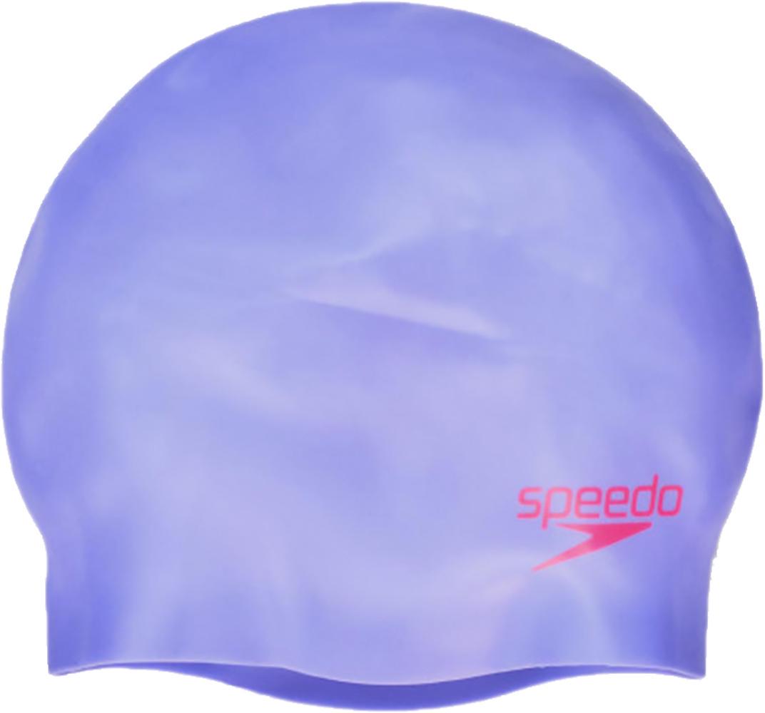 Шапочка для плавання Speedo Moulded Silc Cap Ju Onesize дитяча 8-70990D438 Purple/Red (5053744445304)