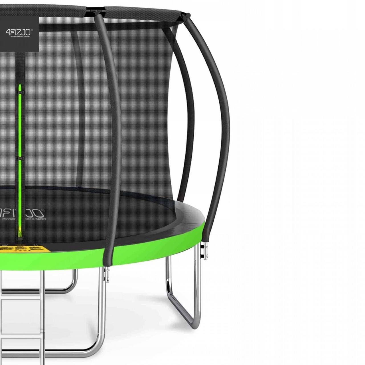 Батут с внутренней сеткой 4FIZJO PRO 12FT 374 см Black/Green (P-5907739314185) - фото 9 Батут с внутренней сеткой 4FIZJO PRO 12FT 374 см Black/Green (P-5907739314185) - фото 9