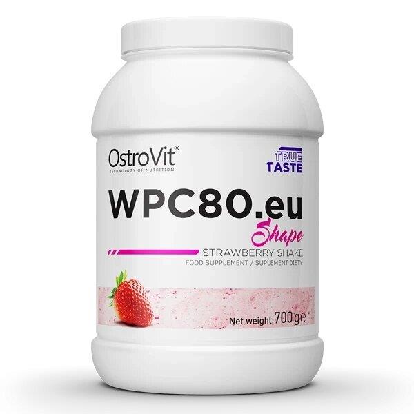 Протеїн Ostrovit Wpc 80.eu Shape strawberry shake 700 г (00000009816)