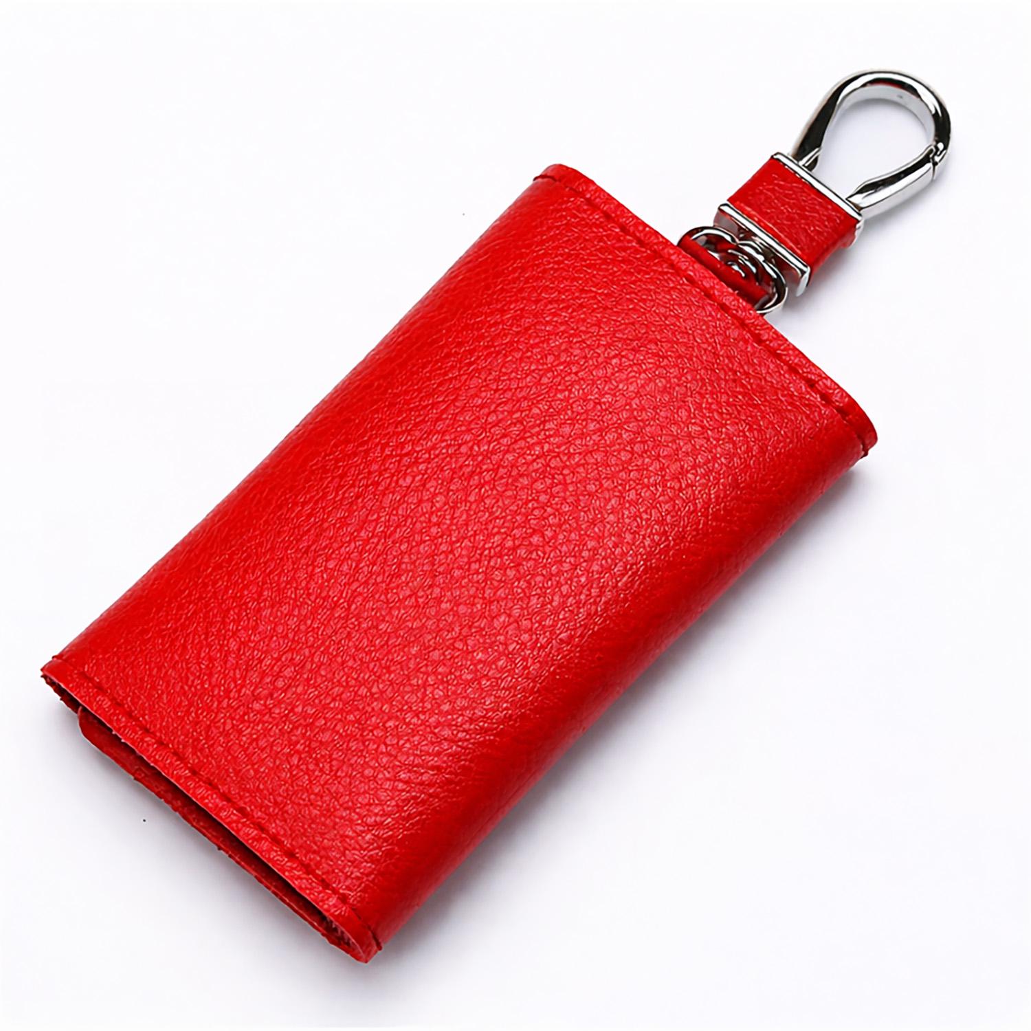 Чехол-органайзер для ключей из искусственной кожи Красный