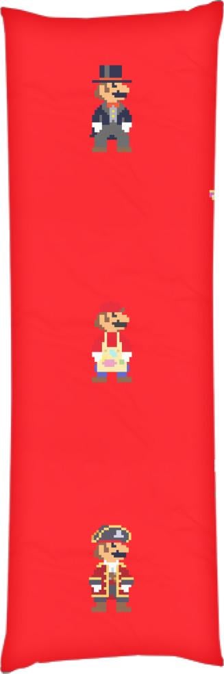Подушка дакимакура Mario 8 40x100 см (13531551)