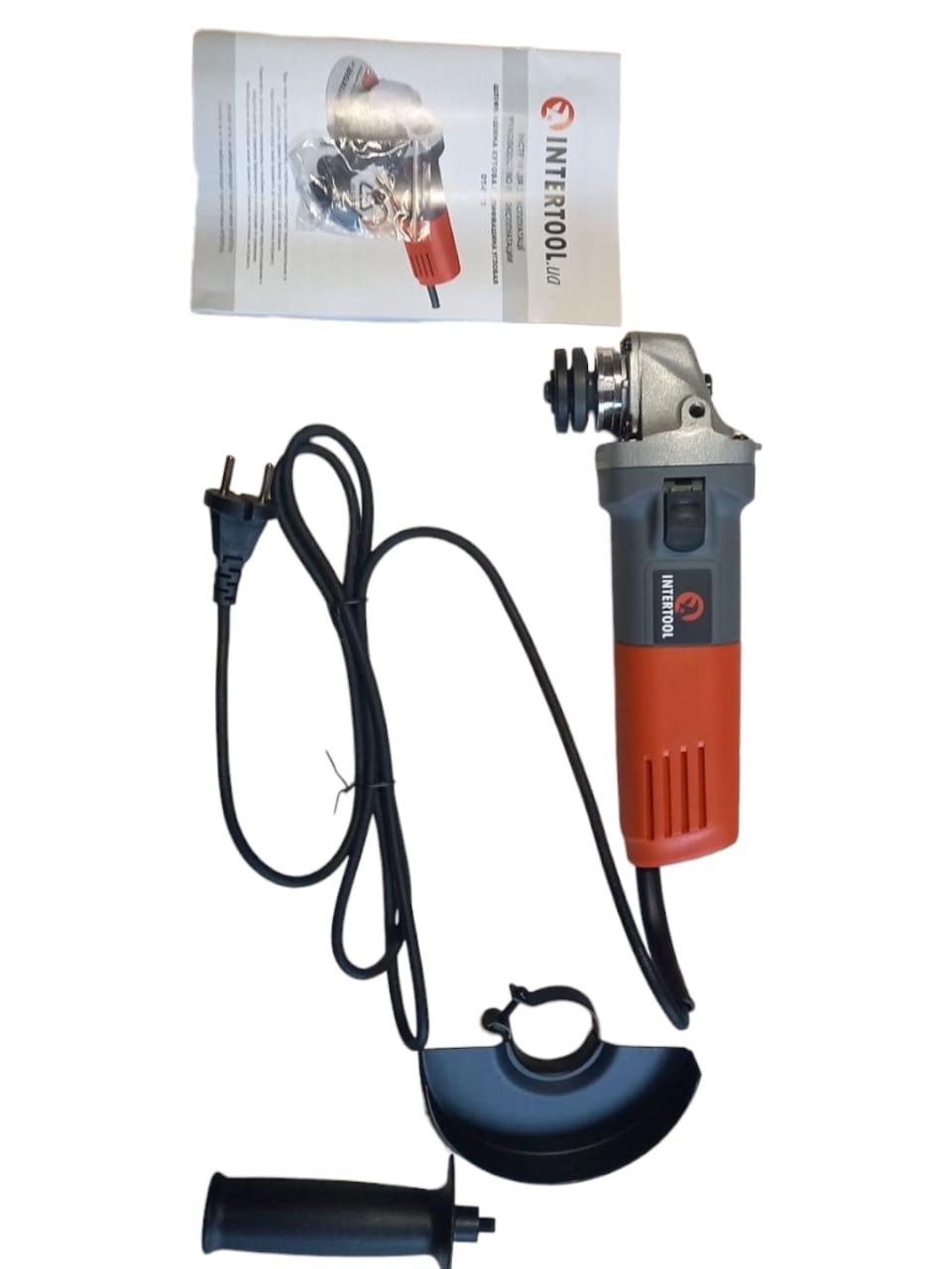 Машина угловая шлифовальная Intertool DT-0263 750 Вт 125 мм 11000 об/мин (26138972) - фото 2