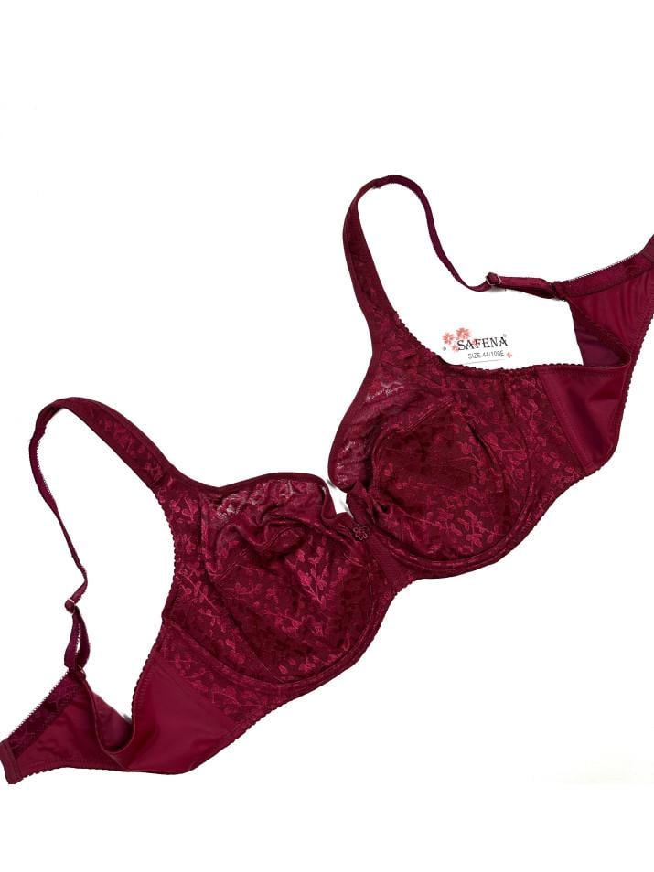 Бюстгальтер бавовняна підкладка 1732 без поролону F90 Бордо (1732)