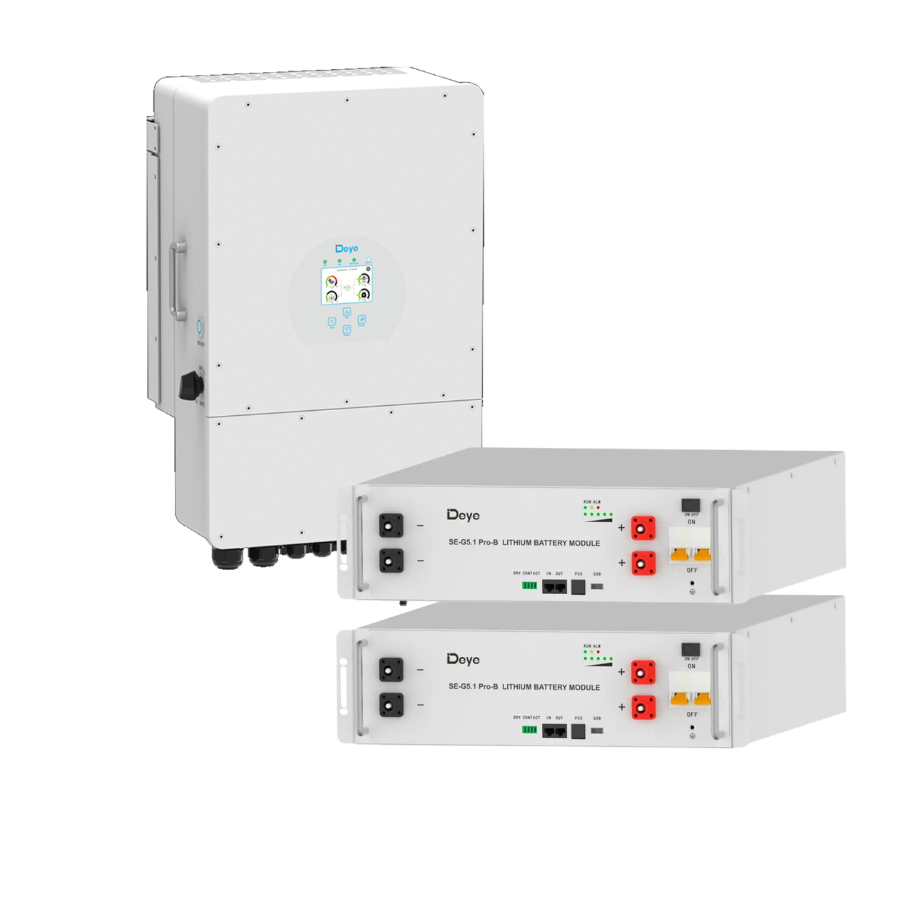 Комплект резервного живлення Deye SUN-10K-SG02LP1-EU-AM3/2 шт. Deye SE-G5.1 Pro-B