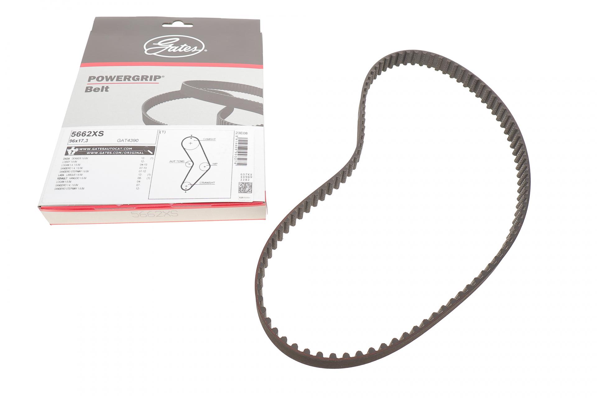 Ремень ГРМ Renault Kangoo 1.4/1.6i 08-5662XS GATES