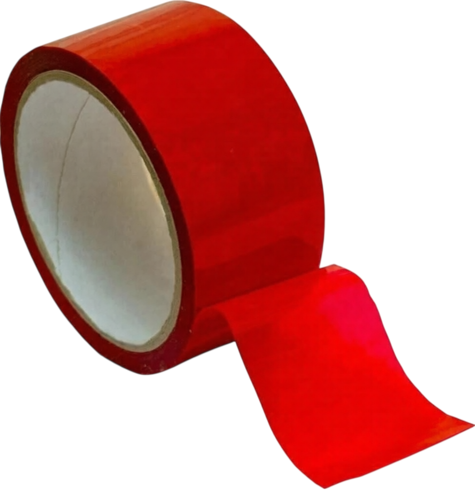 Скотч 45 мм/200 м 6 шт./туба 72 шт./ящ. Красный