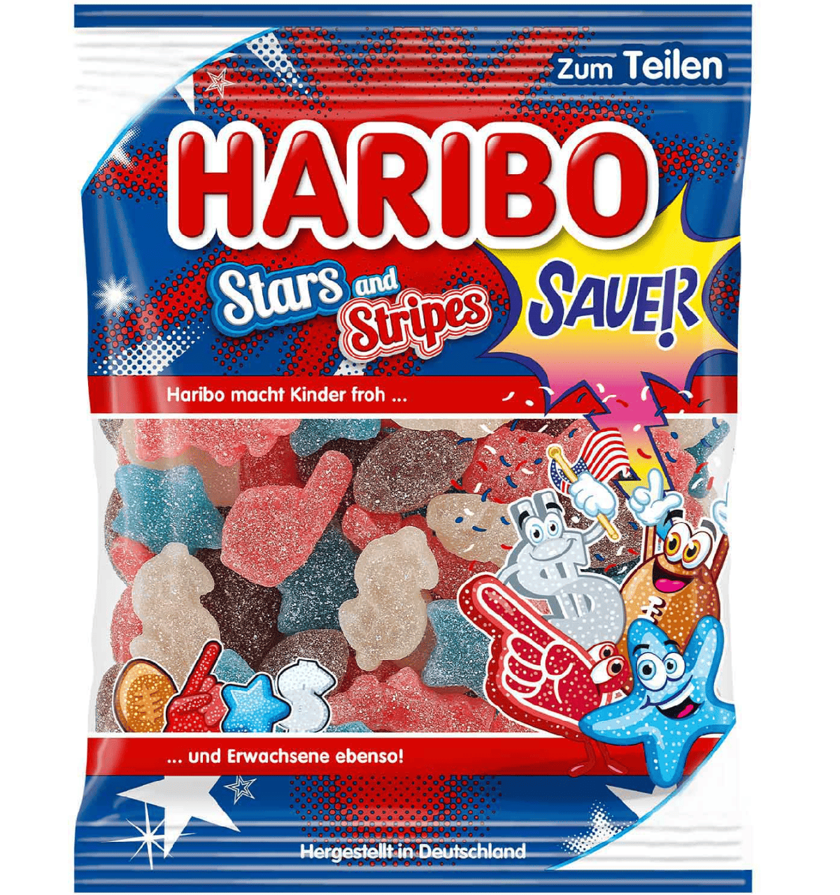 Конфеты желейные Haribo Stars and Stripes Sauer 175 г (3185690027) Конфеты желейные Haribo Stars and Stripes Sauer 175 г (3185690027)