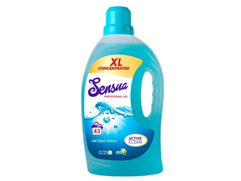Засіб для прання Sensua Professional Gel Antibacterial для всіх типів тканин 1,5 л