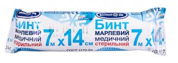 Бинт марлевий медичний Білосніжка 7x14 см стерильний (000002756) - фото 2