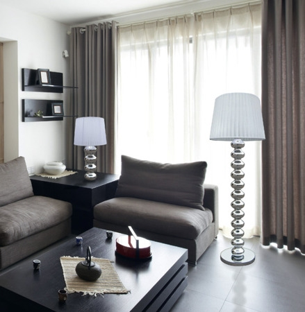 Торшер Zuma Line Deco (TS-060216F-CHWH) - фото 2 Торшер Zuma Line Deco (TS-060216F-CHWH) - фото 2