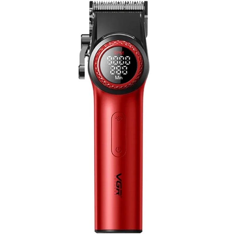 Машинка для стрижки VGR V-001 акумуляторна професійна Red (tf7395)