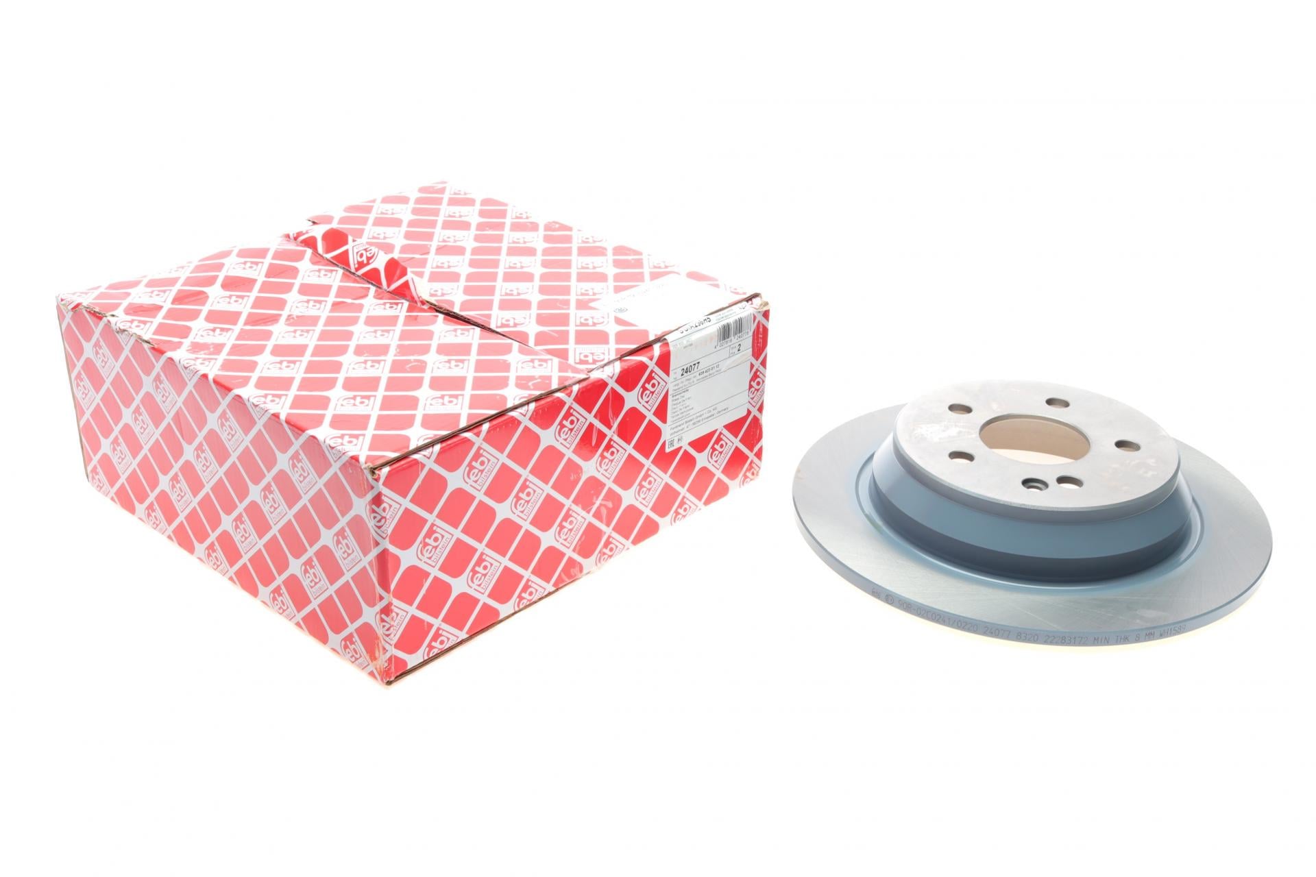 Диск гальмівний задній FEBI BILSTEIN для Mercedes Vito W639 03- 296x10 мм (24077)