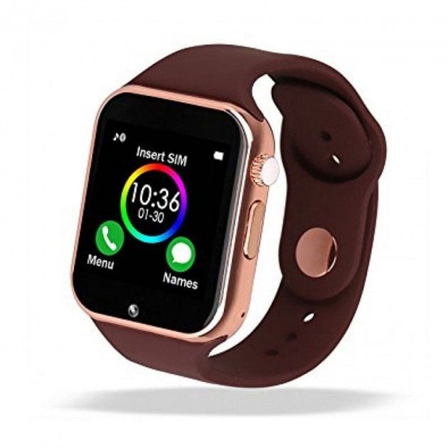 Смарт-годинник Smart Watch A1 Bluetooth з слотом під sim-карту 400 mAh Gold (tf4618) - фото 8