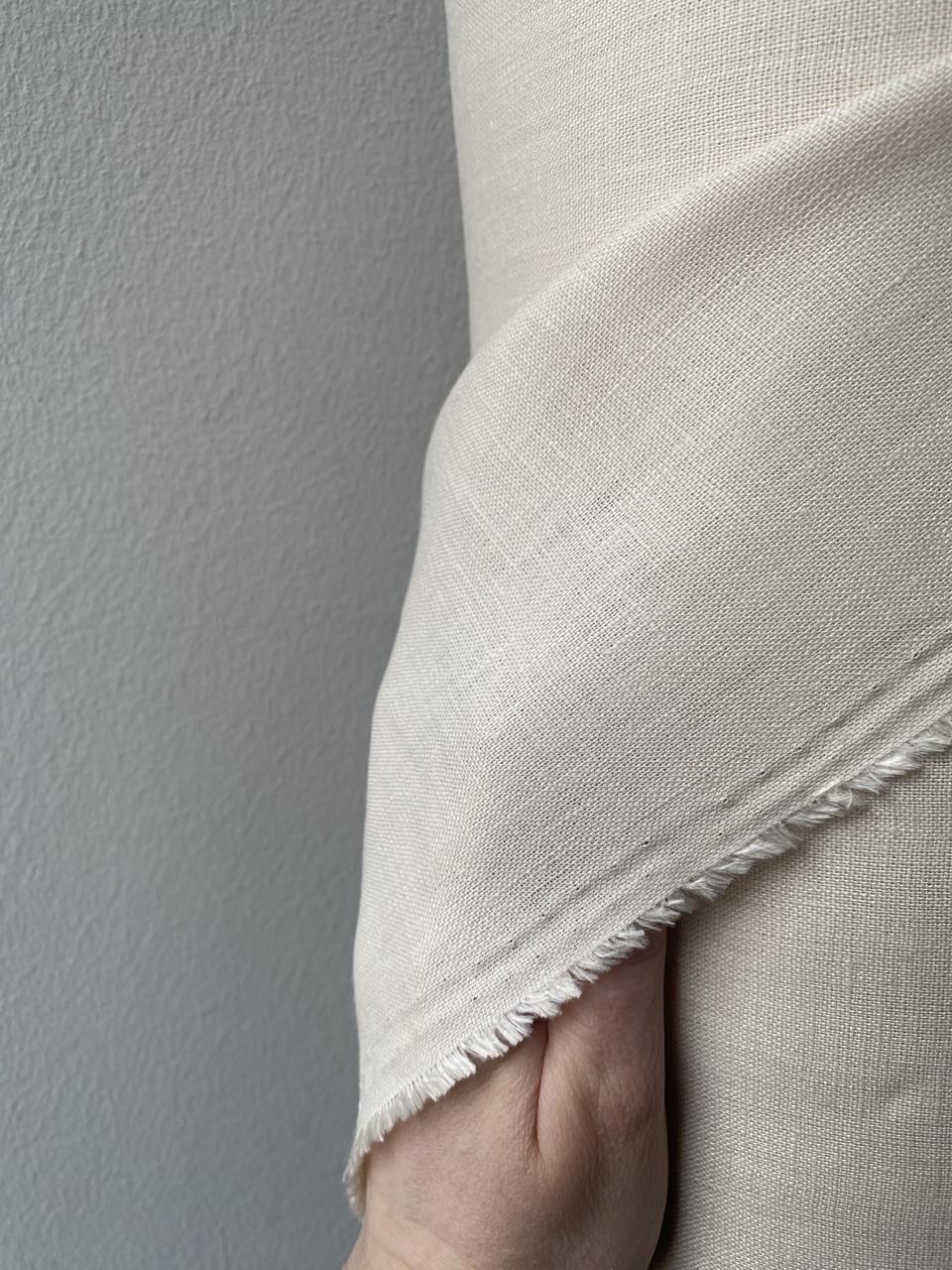 Ткань костюмная LINEN PLUS льняная 143 см 1656 Бежевый - фото 6 Ткань костюмная LINEN PLUS льняная 143 см 1656 Бежевый - фото 6